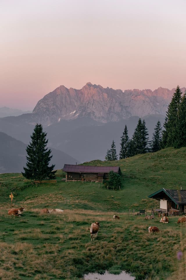 wilder kaiser sunrise
